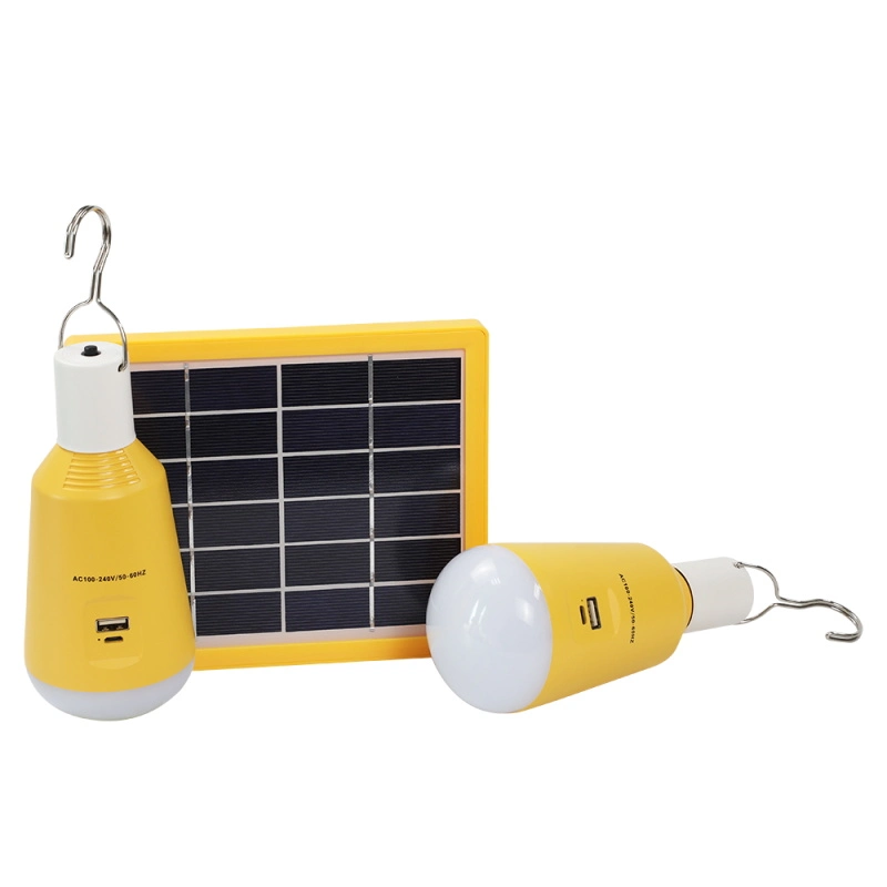 Solar Lighting LED Bulbs Kits Manufacturer for Indoor Outdoor Use